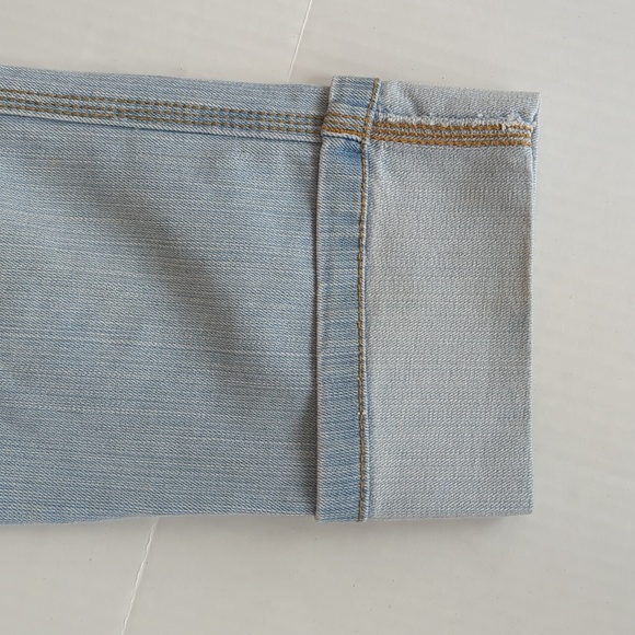 Jeanstar Cuffed Capri Jeans Size 8 Blue - Picture 5 of 16